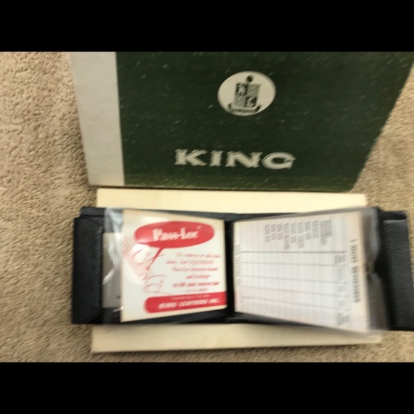 Vintage 60’s  black wallet and zippered key case - Picture 4 of 6